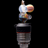 Rupert's Drop Dino Puffco Peak Glass Ball Cap