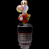 Rupert's Drop Dino Puffco Peak Glass Ball Cap