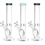 Classic Straight Tube Water Pipe | 14mm F | Colors Vary