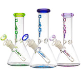 aLeaf The Essential Beaker Water Pipe - 8"/14mm F/Clrs Vary