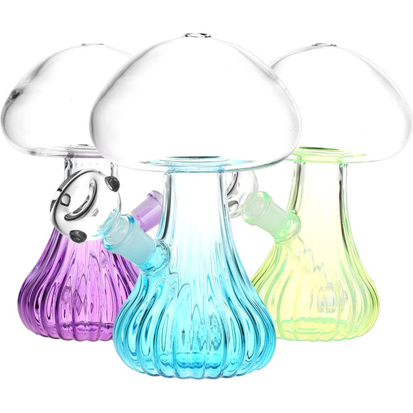 Pluming Mushroom Glass Water Pipe - 7