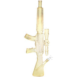 Machine Gun Glass Water Pipe - 23.75" / 14mm F / Colors Vary