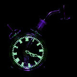 420 O'Clock Glow In the Dark Mini Rig - 4" / 10mm F