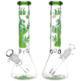 420 Party Beaker Glass Water Pipe - 10" / 14mm F