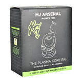 MJ Arsenal Plasma Core Glass Dab Rig - 6" / 10mm F / Clear