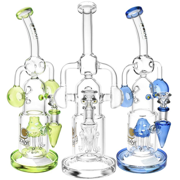 Lookah Glass Robot Recycler Water Pipe | 12.5