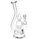 Lookah Glass Stacked Triangle Water Pipe | 11.25" | 14mm F