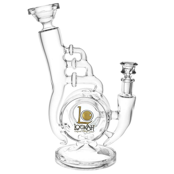 Lookah Glass Warped Recycler Water Pipe | 10.5