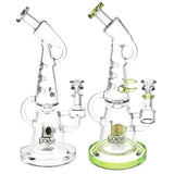 Lookah Glass Wave Recycler Water Pipe | 12.25" | 14mm F