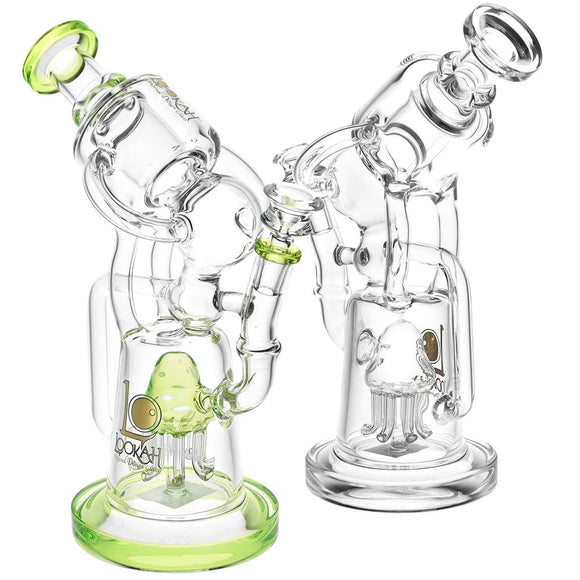 Lookah Glass Scoped Out Recycler Water Pipe | 10.5