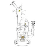 Lookah Glass Chicken Recycler Water Pipe | 12.25" | 14mm FLookah Glass Chicken Recycler Water Pipe | 12.25" | 14mm F