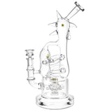 Lookah Glass Chicken Recycler Water Pipe | 12.25" | 14mm FLookah Glass Chicken Recycler Water Pipe | 12.25" | 14mm F