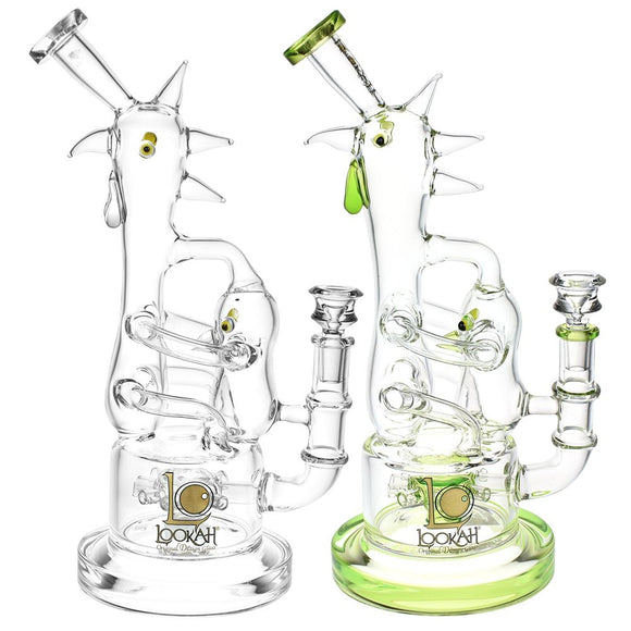 Lookah Glass Chicken Recycler Water Pipe | 12.25