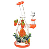 Lookah Glass Very Berry Water Pipe - 9.25" / 14mm F