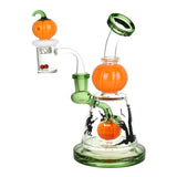 Halloween Ball Glass Dab Rig Set - 6.75" / 14mm F