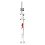 Cookies Honey Twist Glass Dab Straw w/ Integrated Tip - 6.25" / Colors Vary