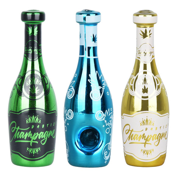 Dabtized Champagne Pipe'n Glass Hand Pipe - 5