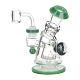 Diamond Glass Gold Hammer Perc Dab Rig - 6" / 14mm F / Colors Vary