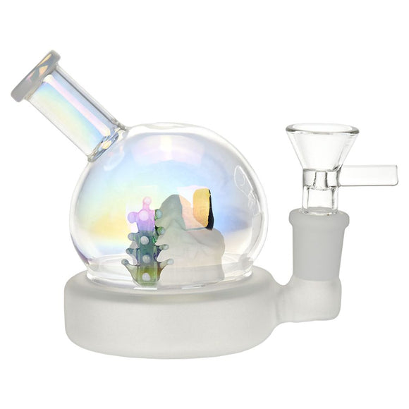 Christmas House Globe Glass Water Pipe - 3.75