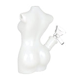 Lady Mannequin Mini Glass Water Pipe - 5" / 14mm F / Colors Vary
