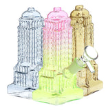 Empire State of Mind Glass Water Pipe - 6" / 14mm F / Colors Vary