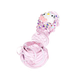 Greetings Kitty Glass Spoon Pipe - 4"