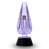 CaliBear Colored Glass Crystal Arch Puffco Peak Glass Attachment