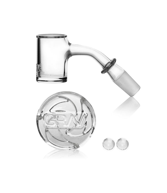 GRAV® 14mm 45° Seamless Quartz Banger Set