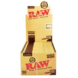 RAW Cut Corners Rolling Papers | Single Wide