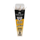 30PC DISP - King Palm x Koala Puffs Hemp Cones - King Size / 3pk / Apricot