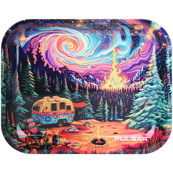 Pulsar Design Series Large Metal Rolling Tray - Starry Starry Camp / 13