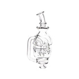 Pulsar Fab Egg Bubbler Glass Mouthpiece Attachment for Puffco Pivot - 5" / Clear