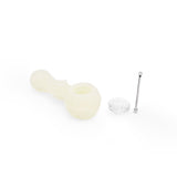 Ritual - 4'' Silicone Spoon Pipe - UV Titanium White