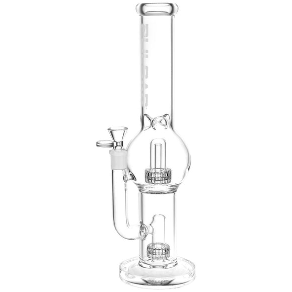 Pulsar Double Chamber Bubble Glass Water Pipe - 14