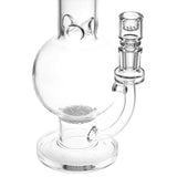 Pulsar Round Ball Glass Water Pipe - 12" / 14mm F / Clear