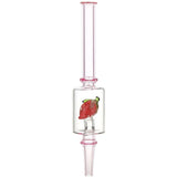 Pulsar Fruit Series Strawberry Cough Glow In The Dark Dab Rig Kit - 8" / 14mm F