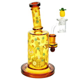 Pulsar Fruit Series Pineapple Express Glow In The Dark Dab Rig Kit - 8" / 14mm F