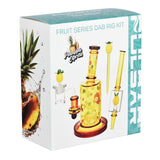 Pulsar Fruit Series Pineapple Express Glow In The Dark Dab Rig Kit - 8" / 14mm F