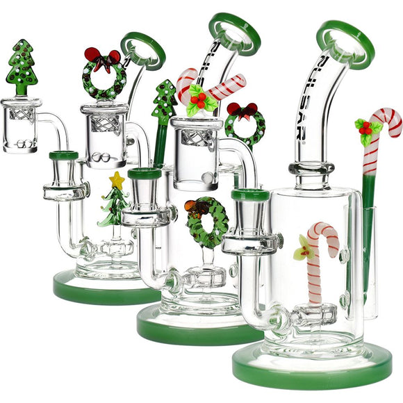 Pulsar Holidaze Series Glass Dab Rig Set | 8.25