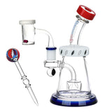 Grateful Dead x Pulsar Lightning Bell Dab Rig Set - 7.5" / 14mm F