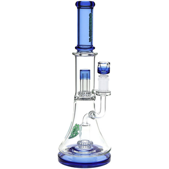 SeshGear Double Showerhead Perc Glass Water Pipe - 13