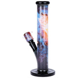 Pulsar Inside Print Straight Tube Glass Water Pipe | 11.25" | 14mm F