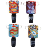 Pulsar Inside Print Straight Tube Glass Water Pipe | 11.25" | 14mm F