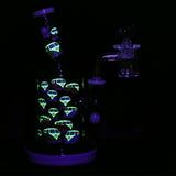 Pulsar Greatest Hits Series Glow Dab Rig Kit / 8" / 14mm F