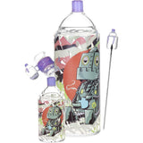 Pulsar Graffiti Series Spray Paint Glass Water Pipe Set / 7.5" / 14mm F