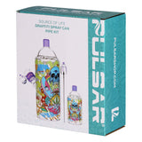 Pulsar Graffiti Series Spray Paint Glass Water Pipe Set / 7.5" / 14mm F