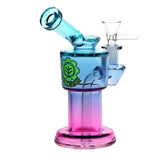 SeshGear Roboto Ombre Glass Water Pipe | 5.25" | 10mm F