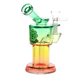 SeshGear Roboto Ombre Glass Water Pipe | 5.25" | 10mm F