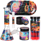 Pulsar Design Series Beaker Water Pipe Smoker's Kit | 7.75"