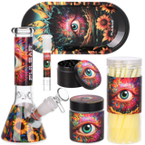 Pulsar Design Series Beaker Water Pipe Smoker's Kit | 7.75"